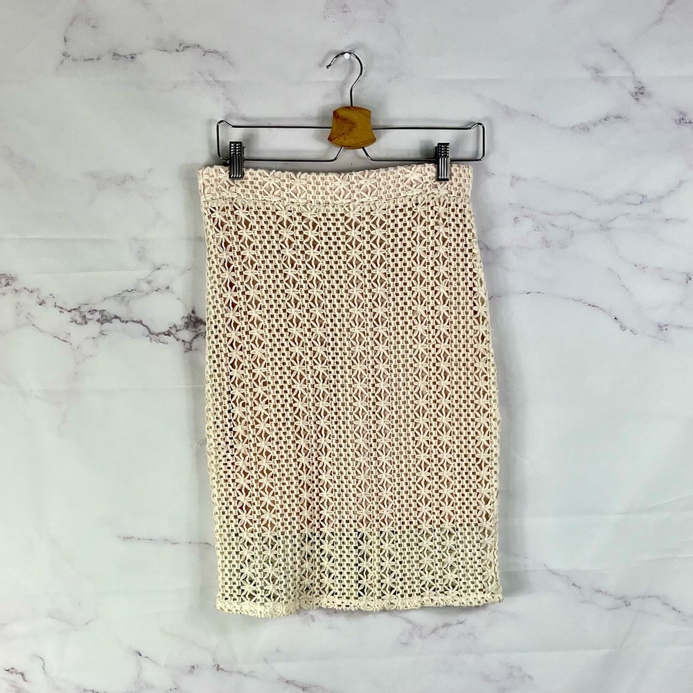 FREE PEOPLE Boho Crochet Skirt